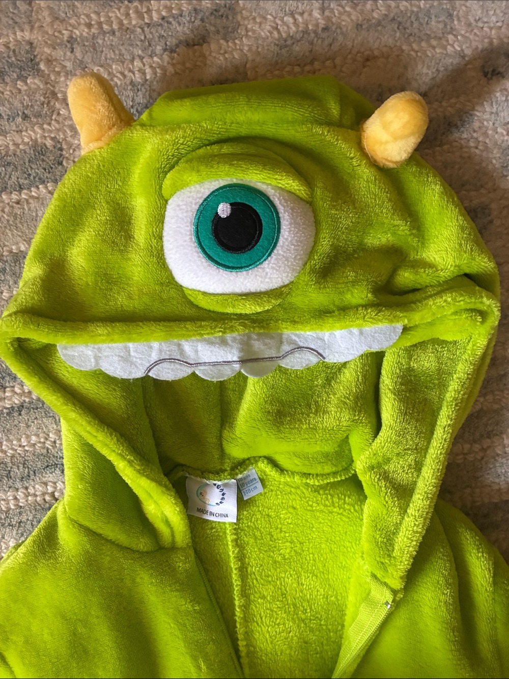 Kids Monsters Inc Mike Wazowski Costume